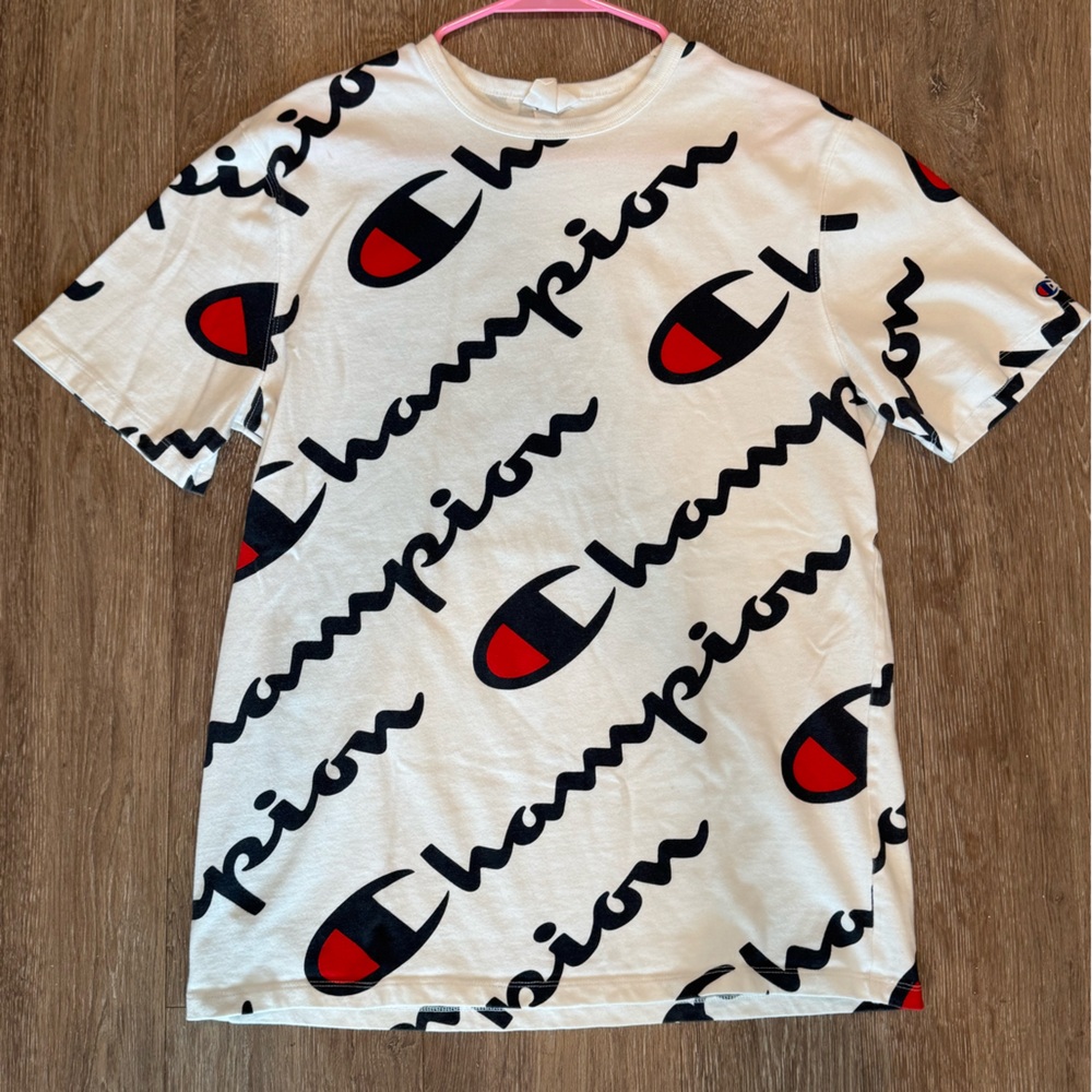 Large oversized Champion monogram T-shirt